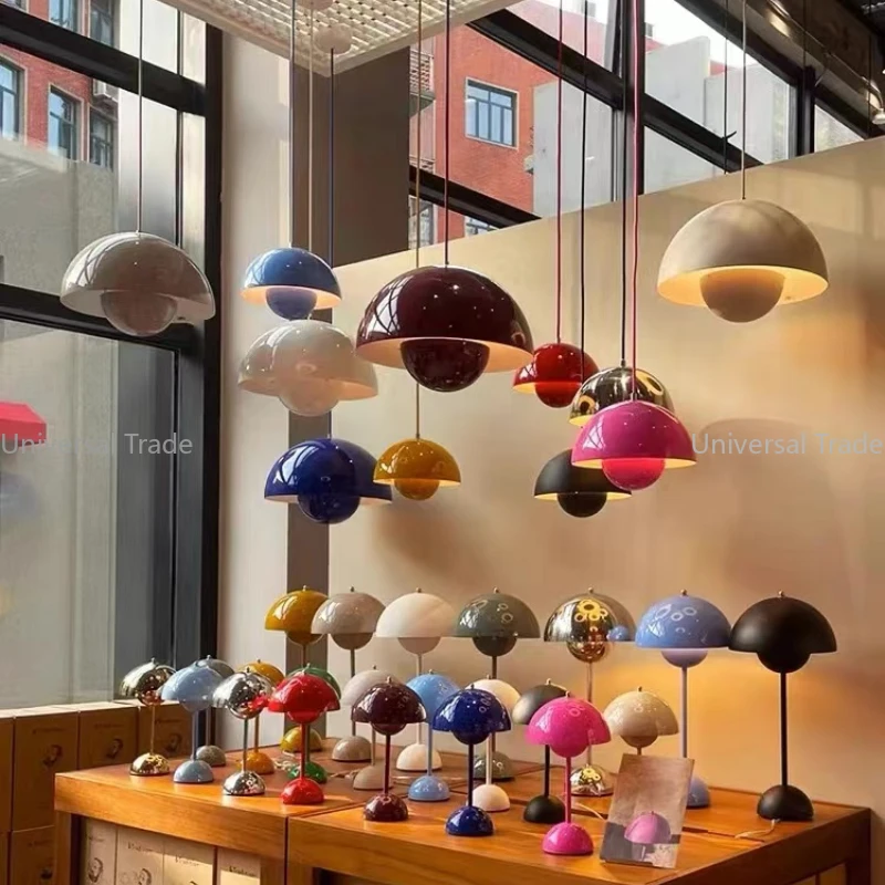 Macaron Colorful Buds Chandelier Bedroom Living Room Modern LED Chandelier Dining Room Simple Art Mounted Lights