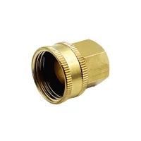 20PCS Garden Hose Fittings Threaded Swivel 3/4 Inch Ght to 1/2 Inch Npt Water Hose Adapter Fitting with Rubber Gasket 1