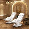 Factory Hot Sale Foldable Electric Pink Curved Salon Eyelash Beauty Spa Facial Massage Table Bed Lash Beds 3