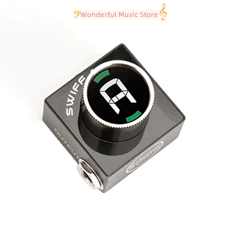Swiff C10 Mini Electric Guitar Tuner Mute Tuning Led Display A4 Range