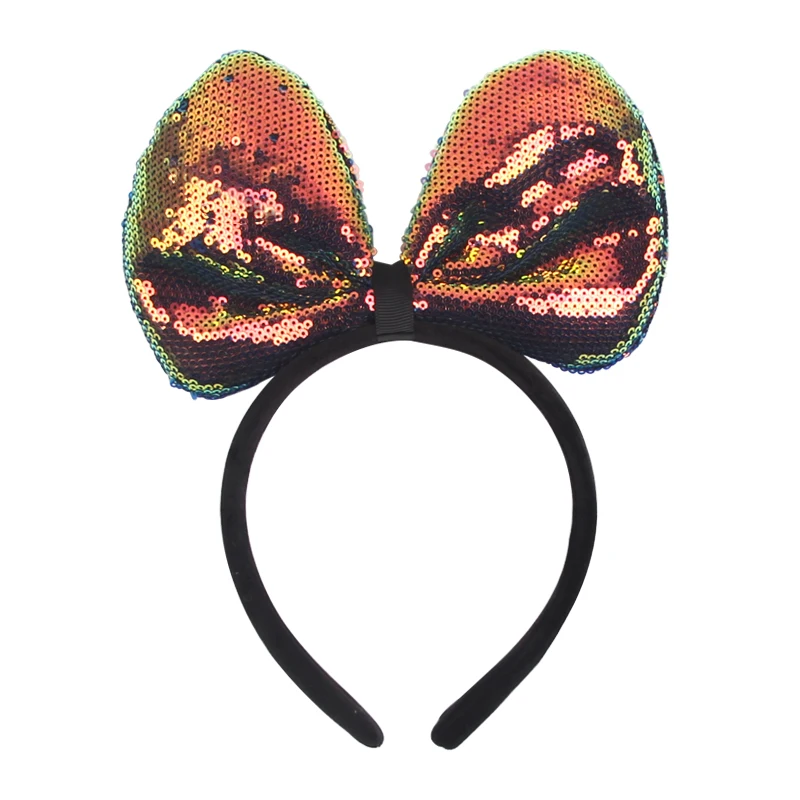Modisches Meerjungfrauen-Stirnband für Kinder, Sommer, 7'' Metallische Große Schleife, Haarband, Mädchen-Festival-Party DIY Haaraccessoires – Detail 33