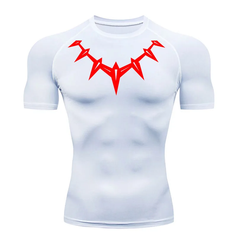 thumbnail image 1 of Camiseta de compresión de manga larga para correr, ropa deportiva para hombre, camiseta de gimnasio, culturismo, camiseta de manga corta, camiseta deportiva de verano de secado rápido, 1 of 5