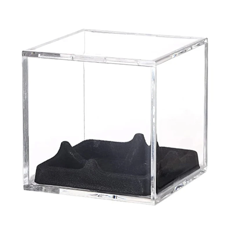 Baseball Protector Case, Clear Display Cube, Acrylic Baseball Holder, Storage Box