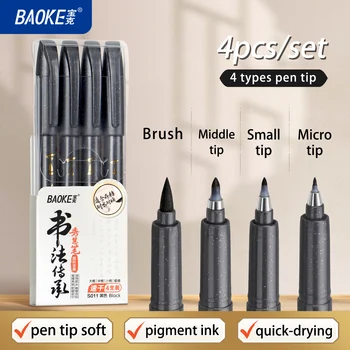 4-Size Calligraphy Pen Set for Writing, Drawing & Hand Lettering, 1