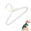 Fashion Plastic Pearl Bow Clothes Clothing Hanger For Kids Children Pet Dog for 1