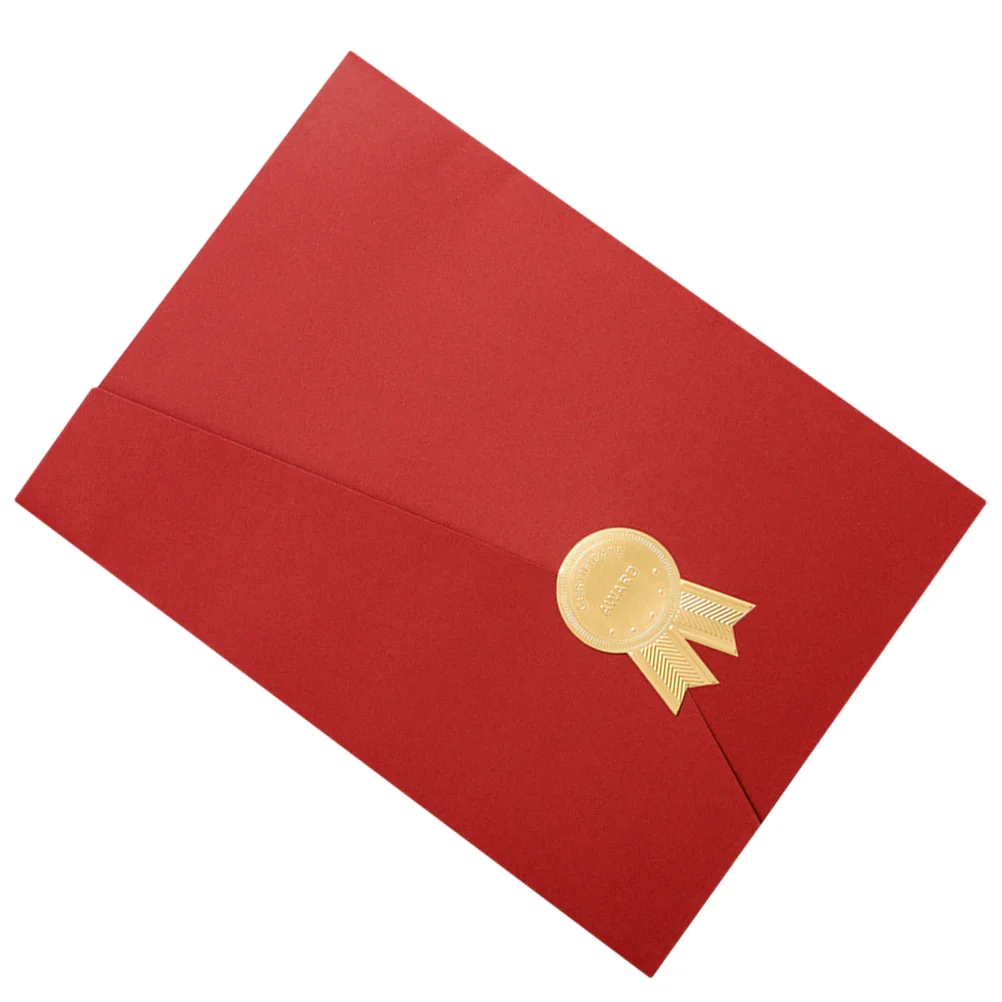 Certificate Paper Cover Diploma Holder Honor Shell Envelopes Folder Book Case Staff Folders