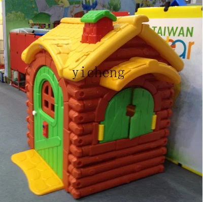Tqh Game House Plastic Children's Naughty Paradise Outdoor Play House Chocolate Forest Factory Direct