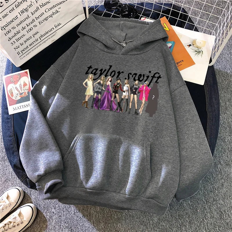 2024 Taylor The Eras Tour 프린트 오버사이즈 풀오버 후디, 남녀공용 스트리트웨어, 맨투맨 미드나잇 앨범, 스위프트 여성 후디, 신제품
