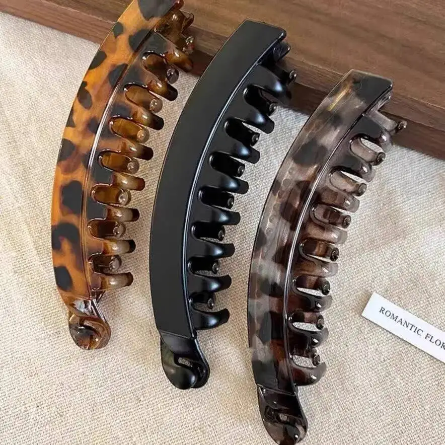 Mode U-Förmigen Schildpatt Haarnadel Vintage Frauen Geometrische Haar Gabel Headwear Haar Sticks Mädchen Neue Haar Clips Zubehör – Detail 8