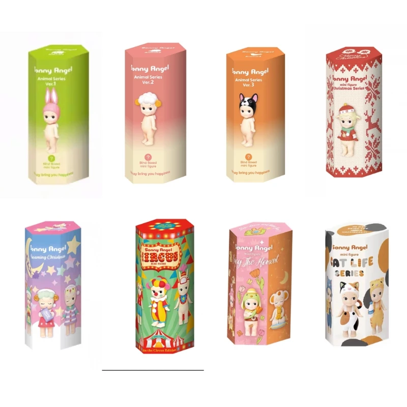 

Подлинная мультяшная кукла Sonny Angel глухая коробка, украшение для экрана, Рождественский подарок на день рождения, таинственный сюрприз, милые коллекционные предметы