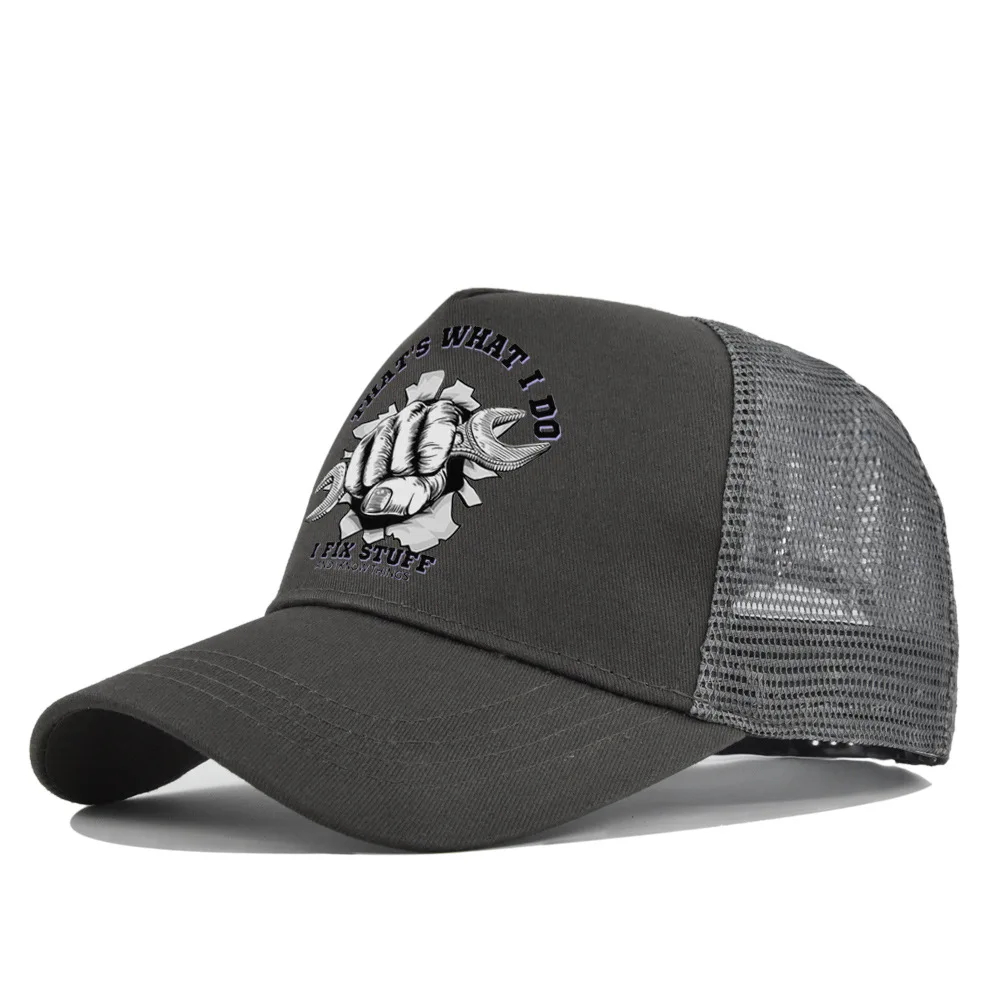 New Fashion Spring Summer Printed Mesh Breathable Baseball Cap Gorras Personality LOGO for Men WomenCouples Visor Hat Casquette
