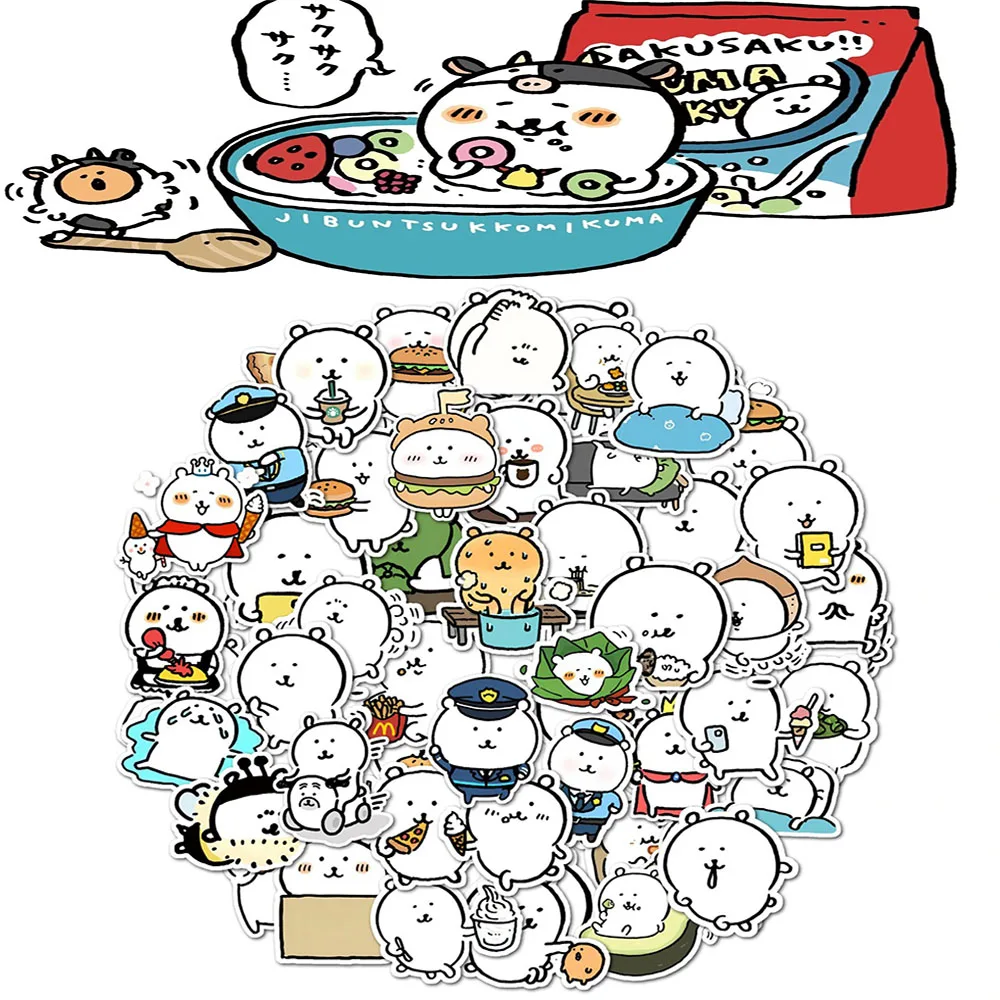 여름 애니메이션 방수 스티커, 땀 방지 및 얼룩 방지 데칼 (야외용품)