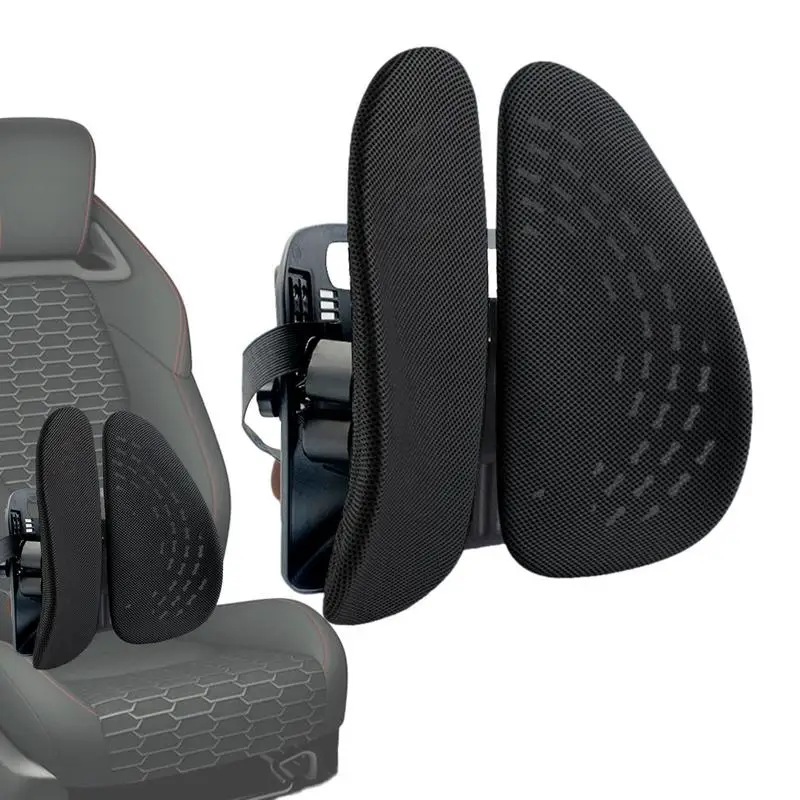 자동차 의자 시트 쿠션, 메모리 폼 엉덩이 베개, 자동차 여행용 휠체어 쿠션, 미끄럼 방지, 긴 앉는 요추 지지대 베개 