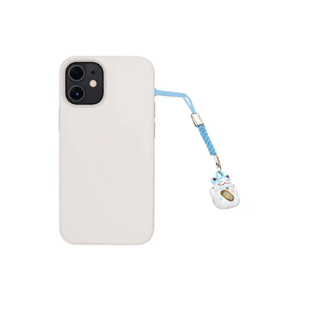 Lucky Cat Cartoon Phone Charm Keychain - Adorable Birthday Gift