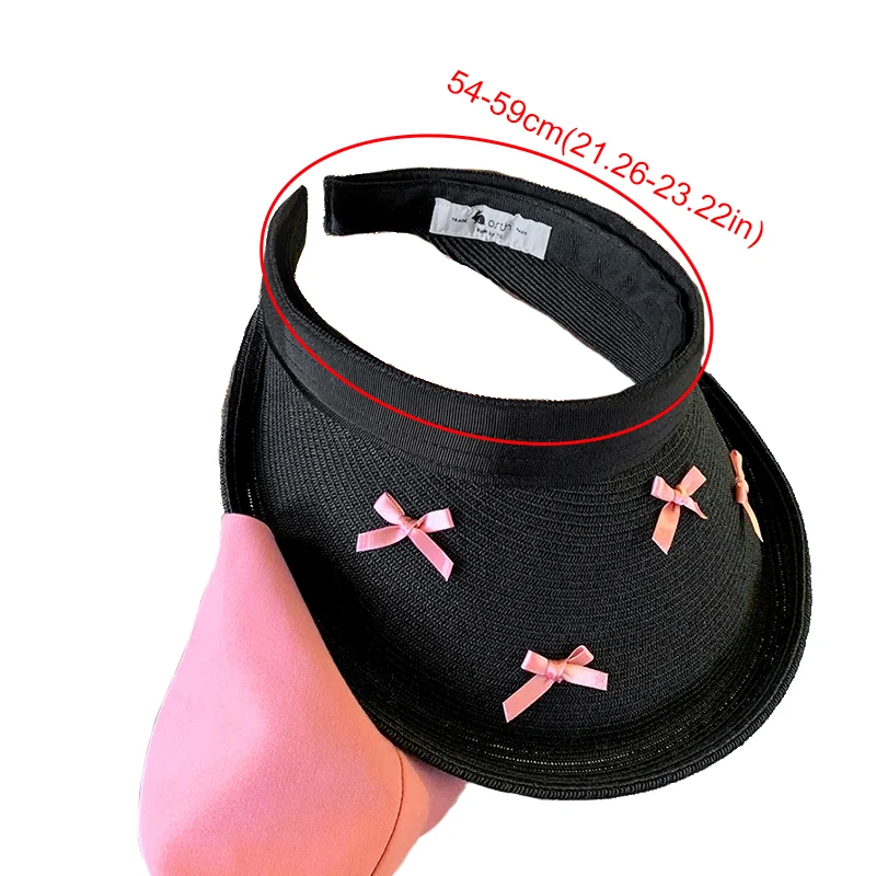 Damen Strohhut Für Den Sommer Strand Floppy Sonnenhut Mit Schleife_voghion.com