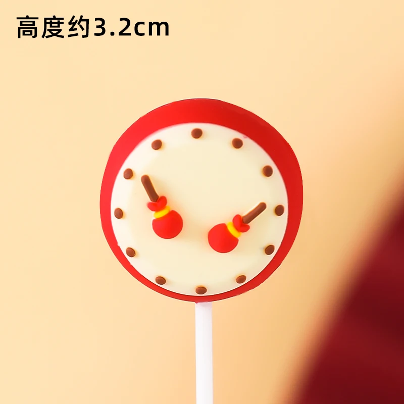 Kuchendekorationen zum 1. Geburtstag im chinesischen Stil für Babys, 100 Tage, ganzer Monat, Kuchendekoration, Neujahrstuch, Löwentanz – Detail 20