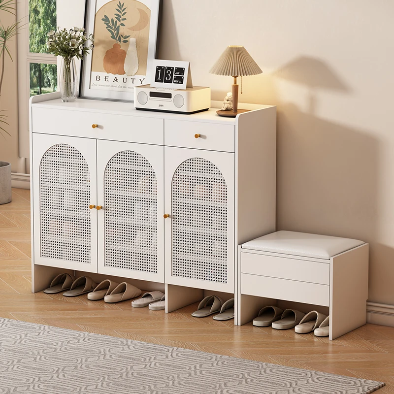 

Display Storage Shoe Cabinet Luxury Vertical Shelves Shoe Cabinets Closet White Ultra Thin Organizador De Zapatos Home Furniture