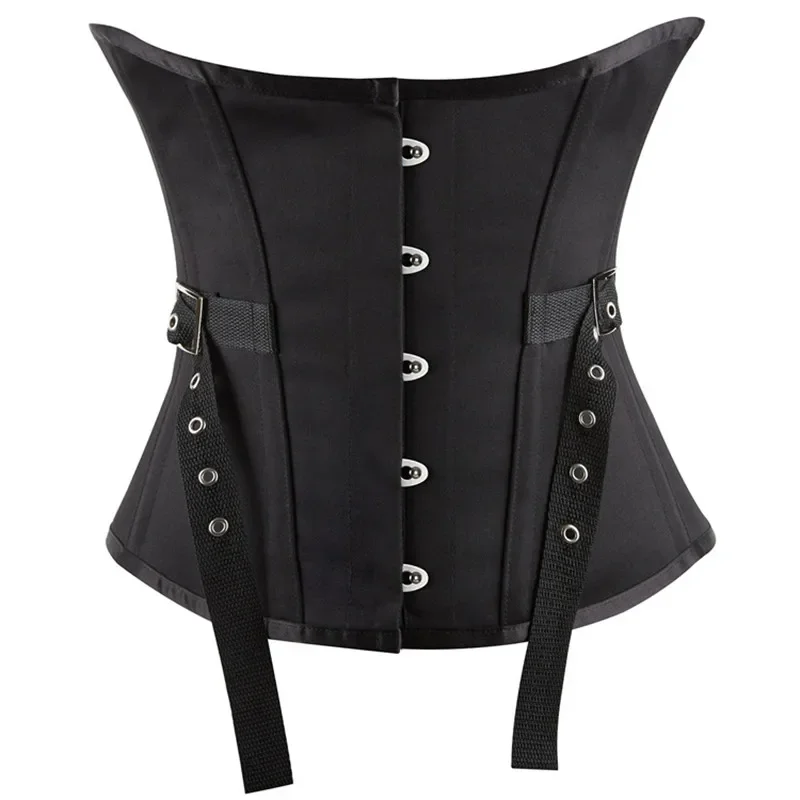 

Corset Underbust Top Sexy Women Waist Cincher Gothic Lingerie Vintage Shape Body Belt Plus Size Corselet Bustier Black