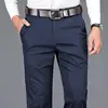 Business Social Men Summer Thin Solid Jeans Streetwear Fashion Off White Straight Pants Male Big Size Slim Casual Trousers 27-38 4