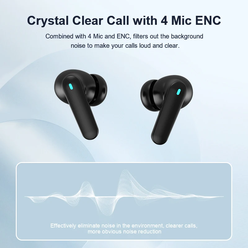 Bluetooth Noise Cancelling Headphones Beatfade T20 ANC Bluetooth 5.3 Active Noise Cancellation ENC HD Call Gaming Low Latency Transparency APP Long Battery Life