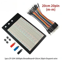ZY-204 Dupont Wire Breadboard Kit 20cm 20/40Pin Male To Male Jumper Wires Breadboard Cables Protoboard Connectors for Arduino - Image 6