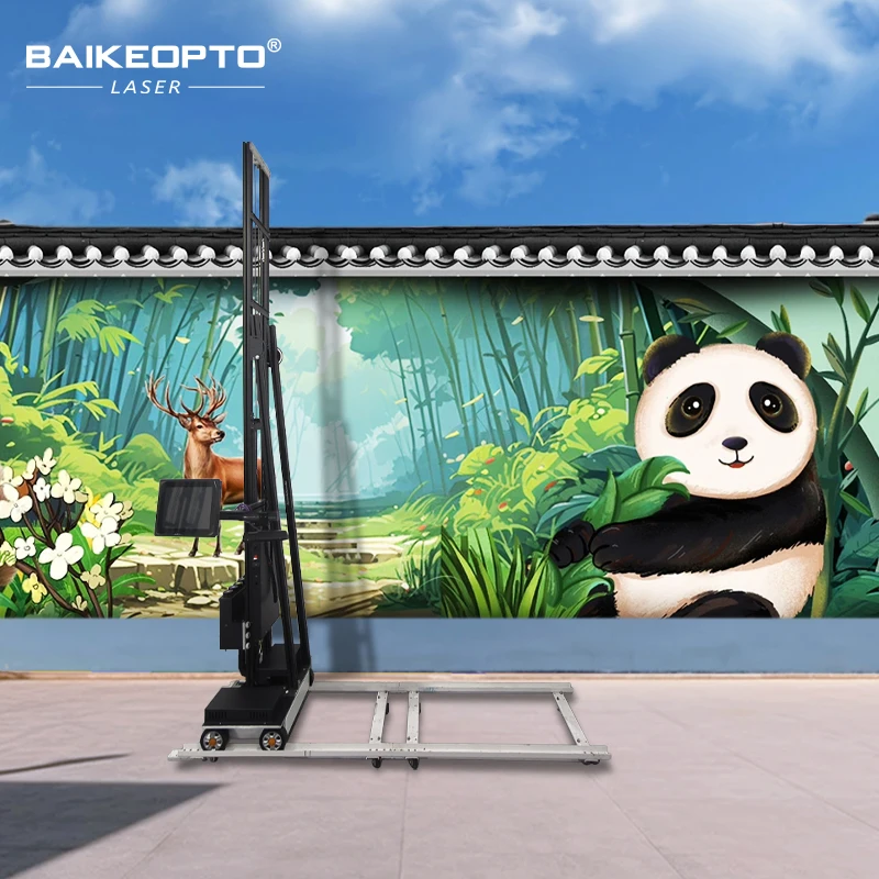 

UV INK 3D Vertical Wall Printing Machine For Building Decoration EPS Double DX10 Wall/Floor/Wood/Ceramic/PaperBK-UP200P