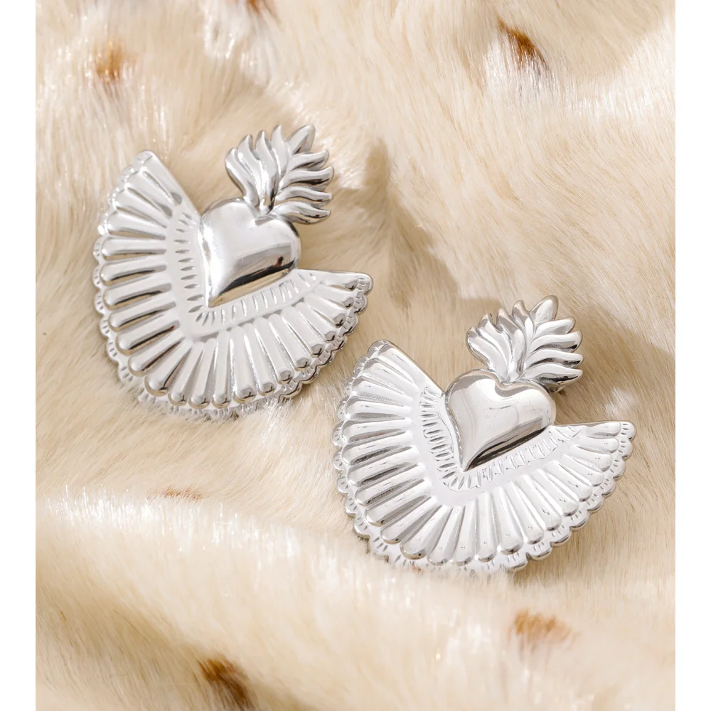 Yhpup Earrings 18K Golden PVD Plated