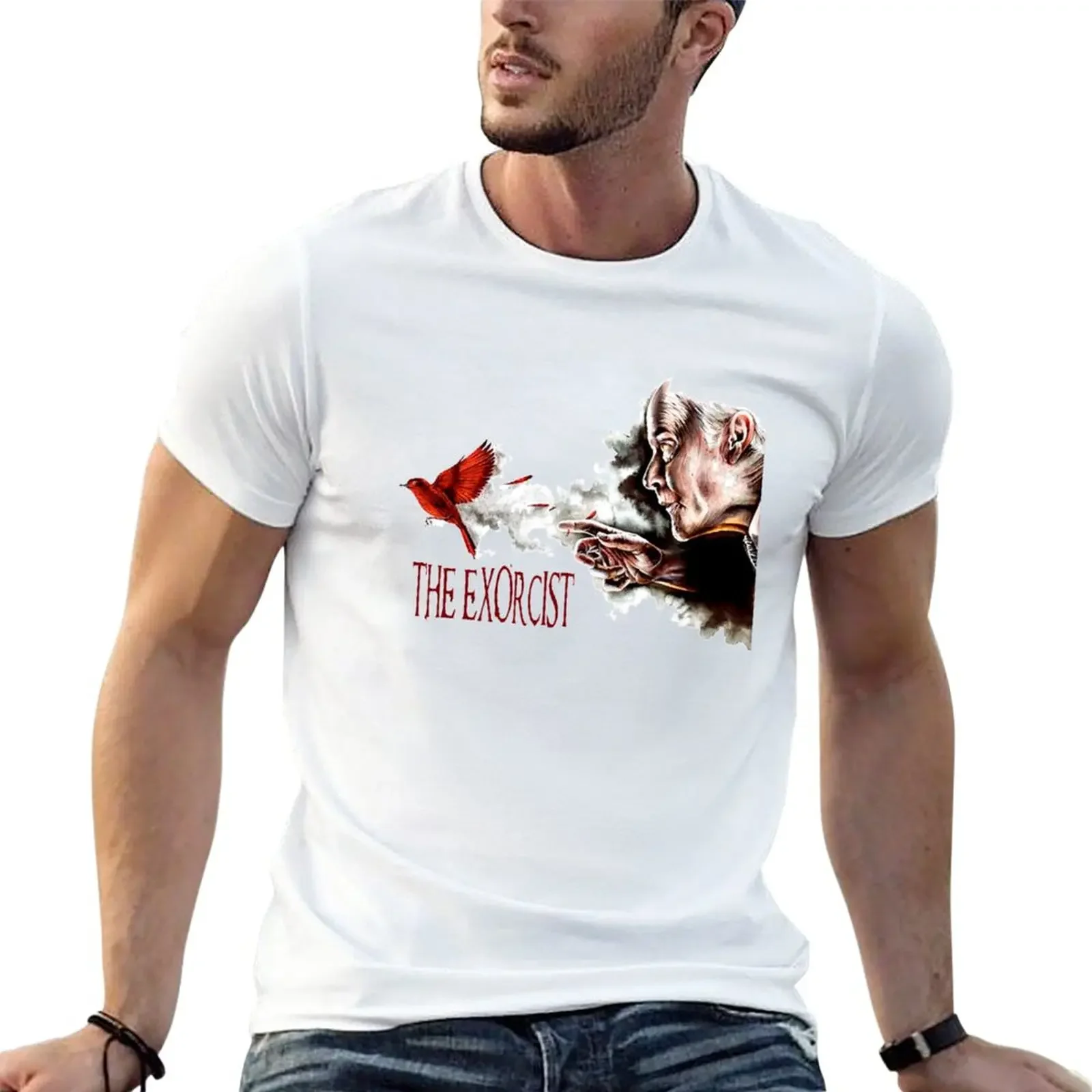 

The Exercist T-Shirt tops Blouse mens t shirts