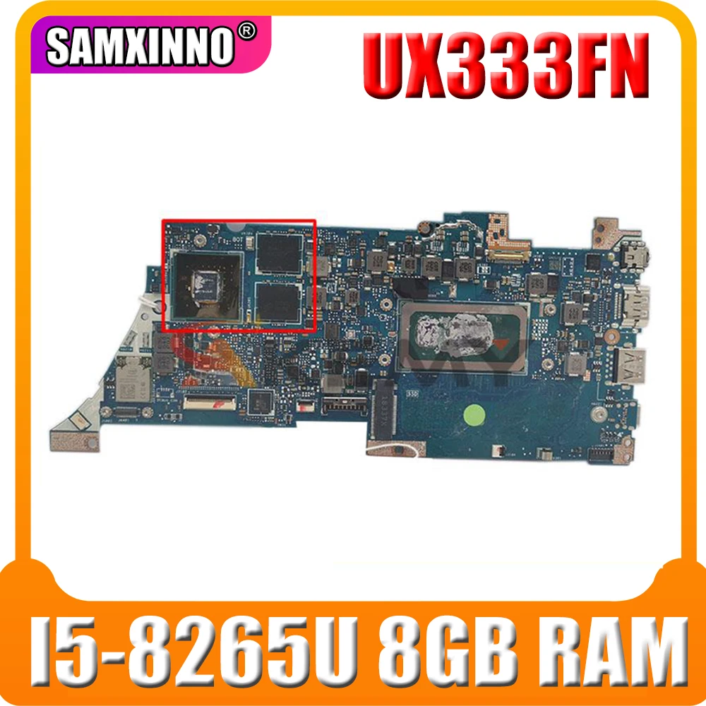 UX333FN notebook Motherboard with I5 8265U CPU 8GB RAM V2G For ASUS