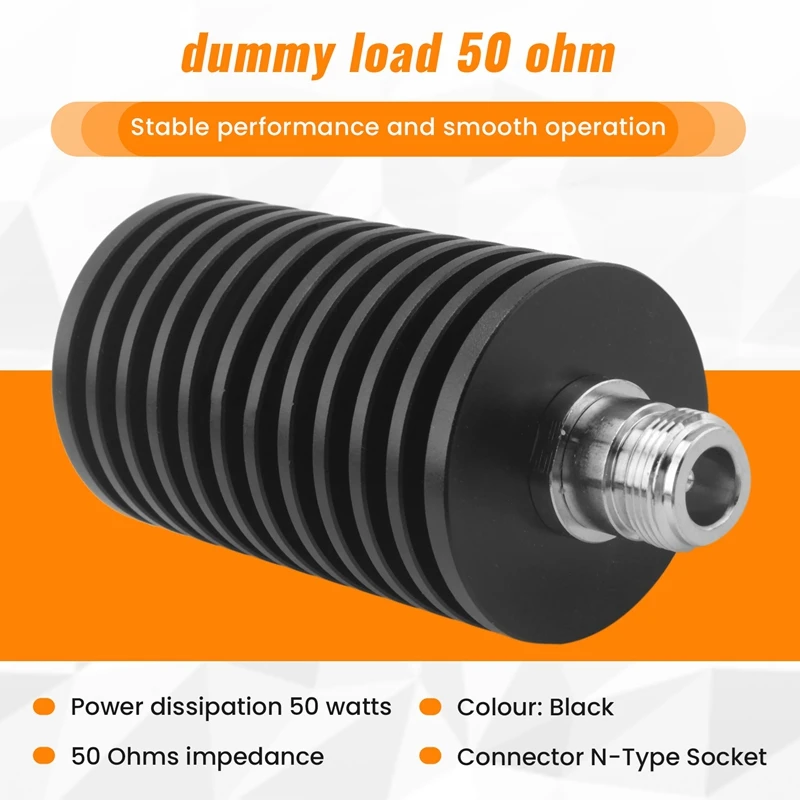 AEE7-50W Dummy Load N Female Socket DC - 3Ghz 50 Ohm RF Coaxial Termination