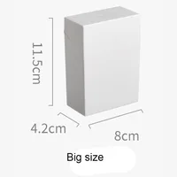 SKYSONIC INS ABS White Storage Box Multifunctional Dustproof Organizer Photocards, Stationerry,Make Up Sorting Flip Holder Suppl 2