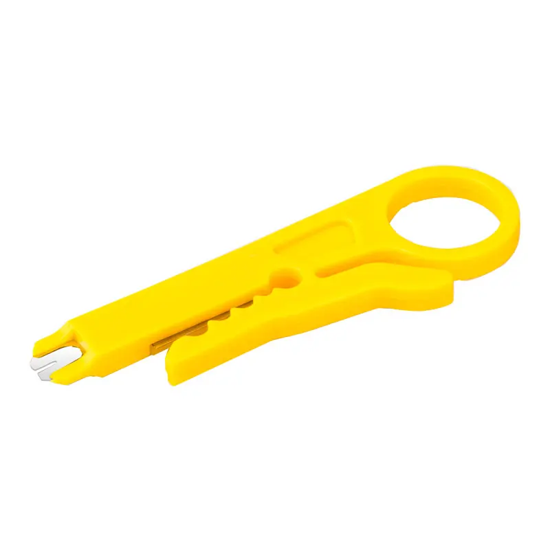 Network Lan Ethernet Round Cables Stripping Tool Mini Cable Stripper with Mini Punch Down Termination Tool