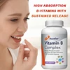 1601-431a90.jpg Vitamin B Complex with Folic Acid, Supports Healthy Energy Metabolism, Immunity, Heart Health, 120 Capsules