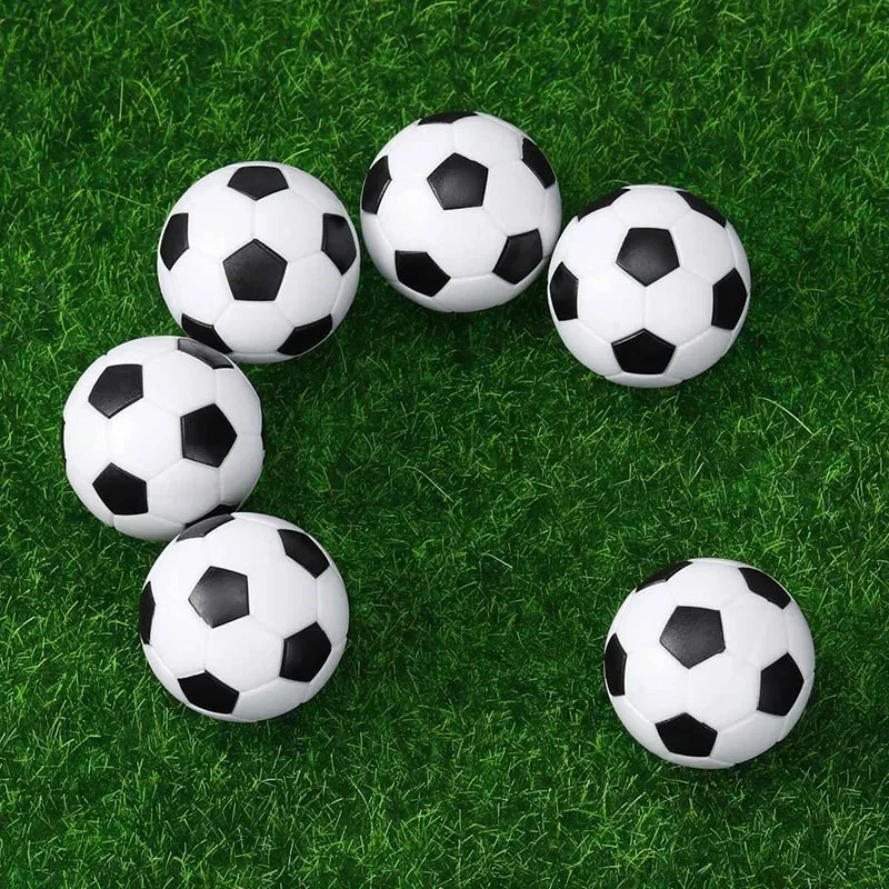 6pcs Table Balls 32mm 36mm Mini Foosball Spare Soccer Indoor Games Fussball Flexible Trained Relaxed Kids Child Children