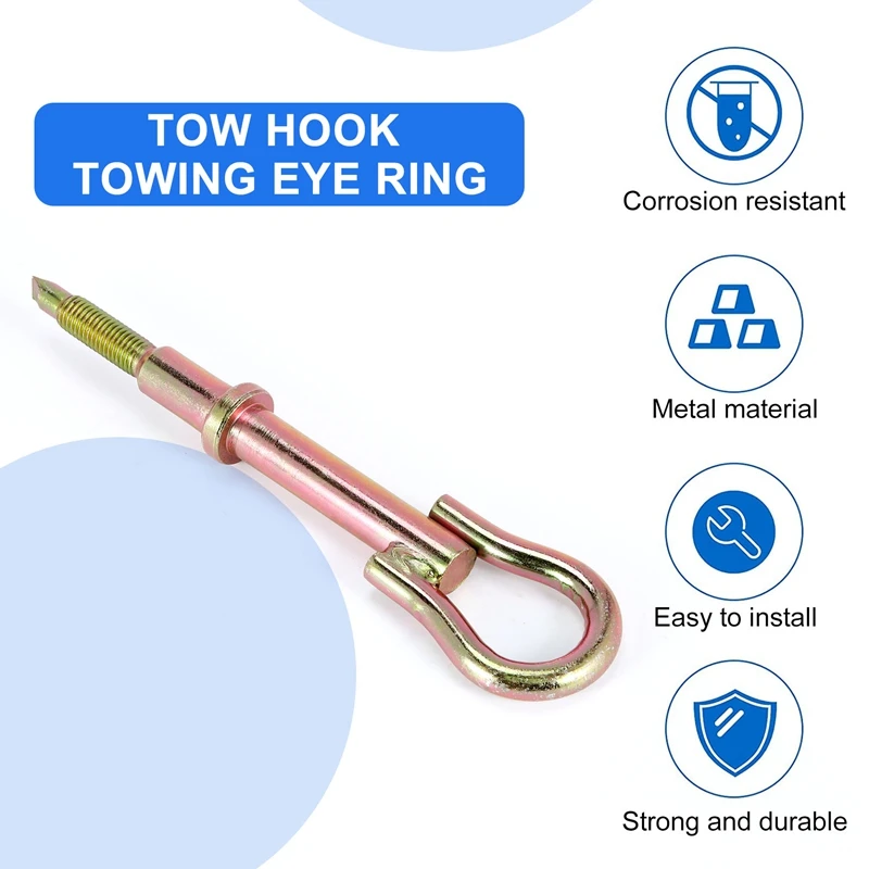 Wenyouya Crochet De Remorquage Doré De Rechange Compatible