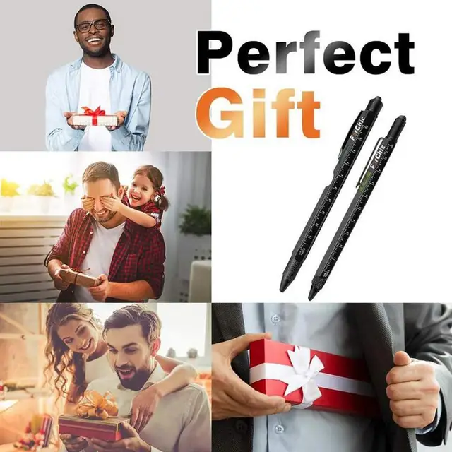 9-in-1 Multitool Pen Set LED light metal ballpoint pen Christmas Father's Day Gifts For Men Who Have Everything Dad 2