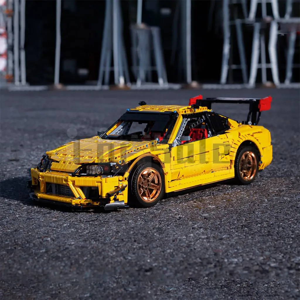 

Moc-61988 NGK Silvia S15 от Iron_Foxie, строительный блок, спортивный автомобиль, головоломка, электрическая игрушка, модель для детей, подарок