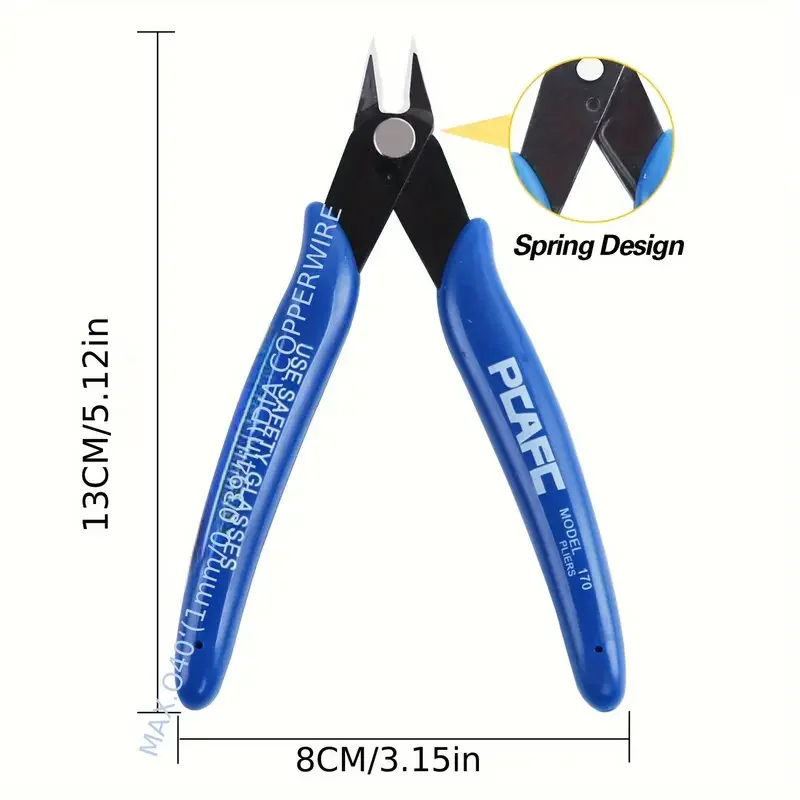 Metal side cutter precision shear electrical wire pliers tool