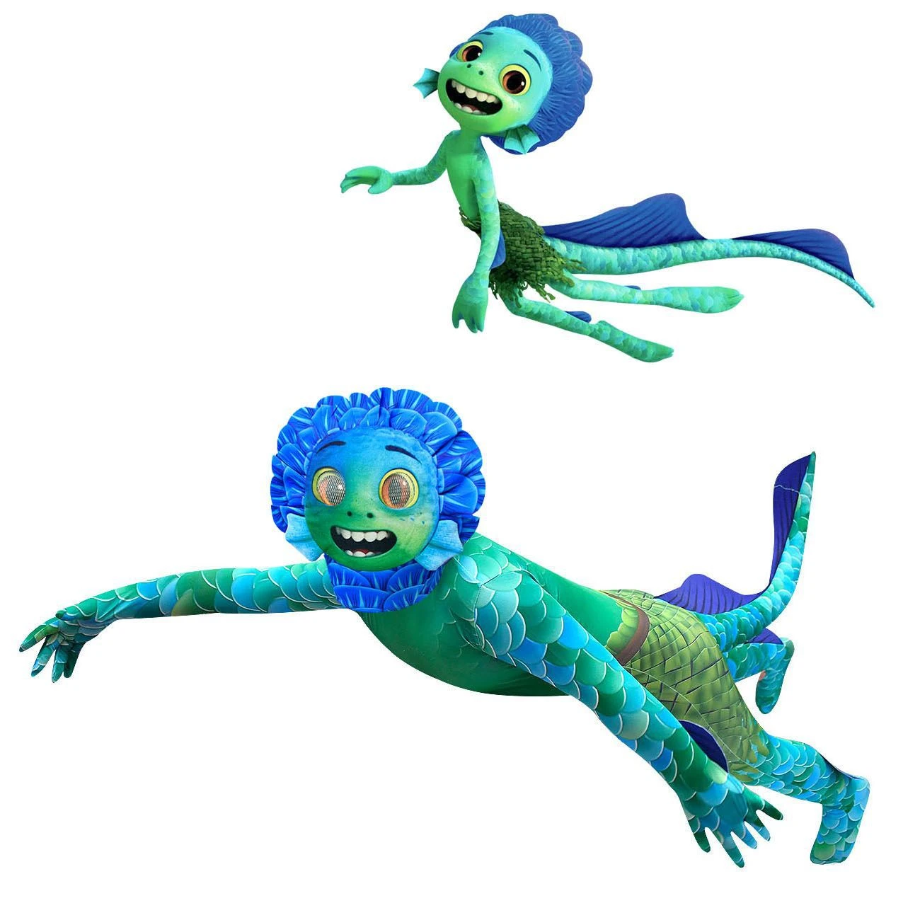 Pixar Halloween 2022 2022 Kids Cosplay Pixar Movie Lucaboy Alberto Sea Monster Costumes Boys Girl Body Suits For Carnival Halloween Costumes Party Aliexpress