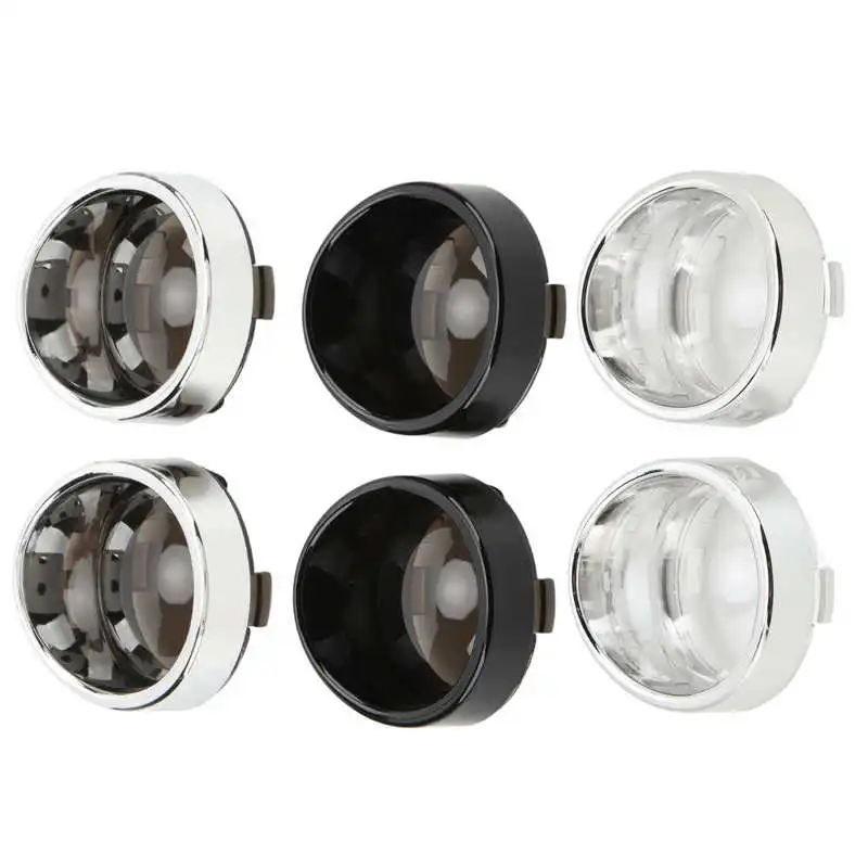 Turn Signal Lens Cover Front Rear Heat Treated Turn Signal Lens Visors Trim Replacement for