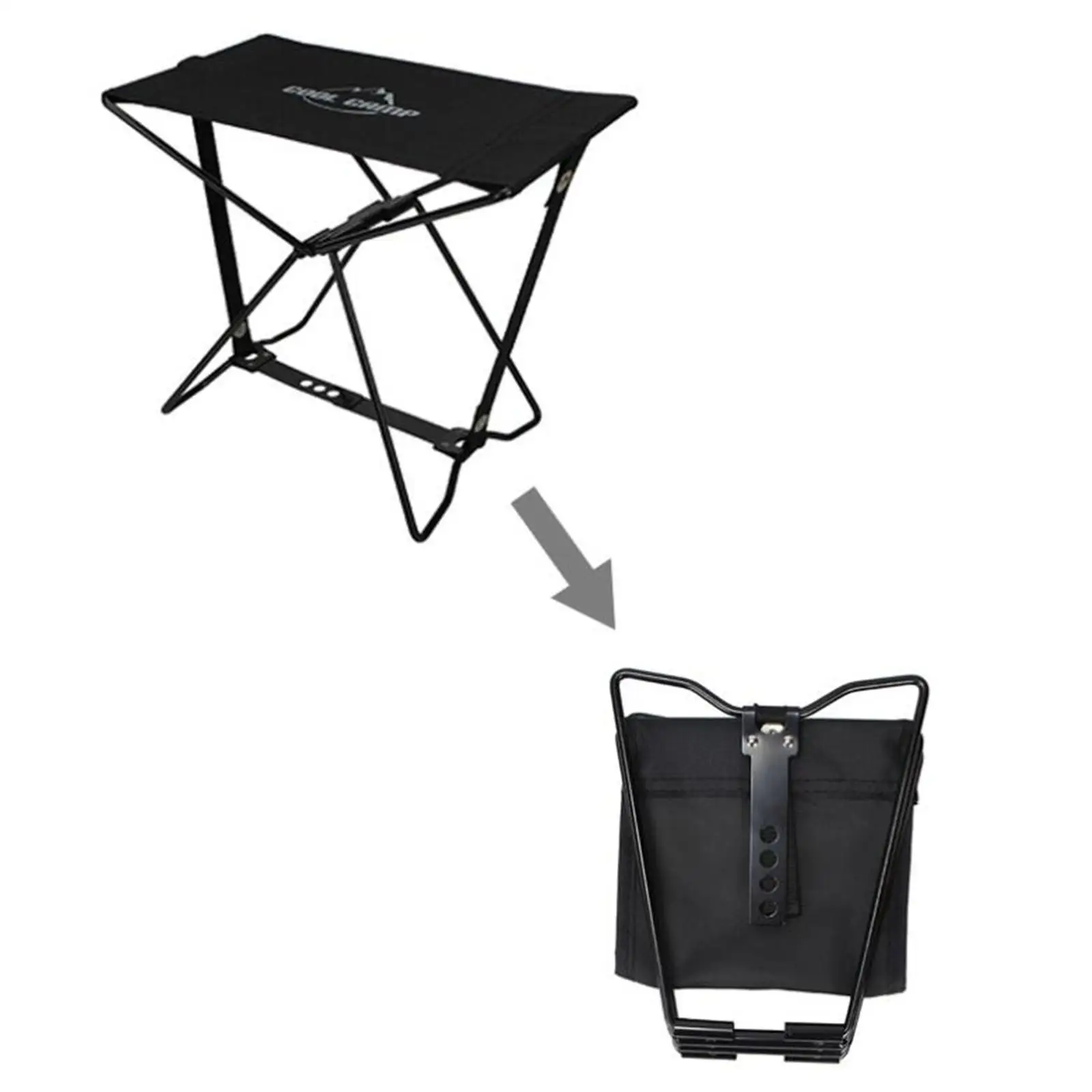 Camping Stool Portable Chair Mini Folding Stool for Patio BBQ Traveling