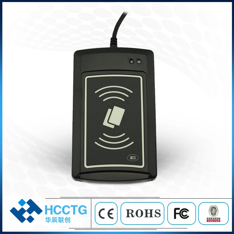 

Payment ISO 14443 RS232 USB 13.56MHz Mini NFC Contactless Smart Card Reader Writer (ACR1281U-C8)