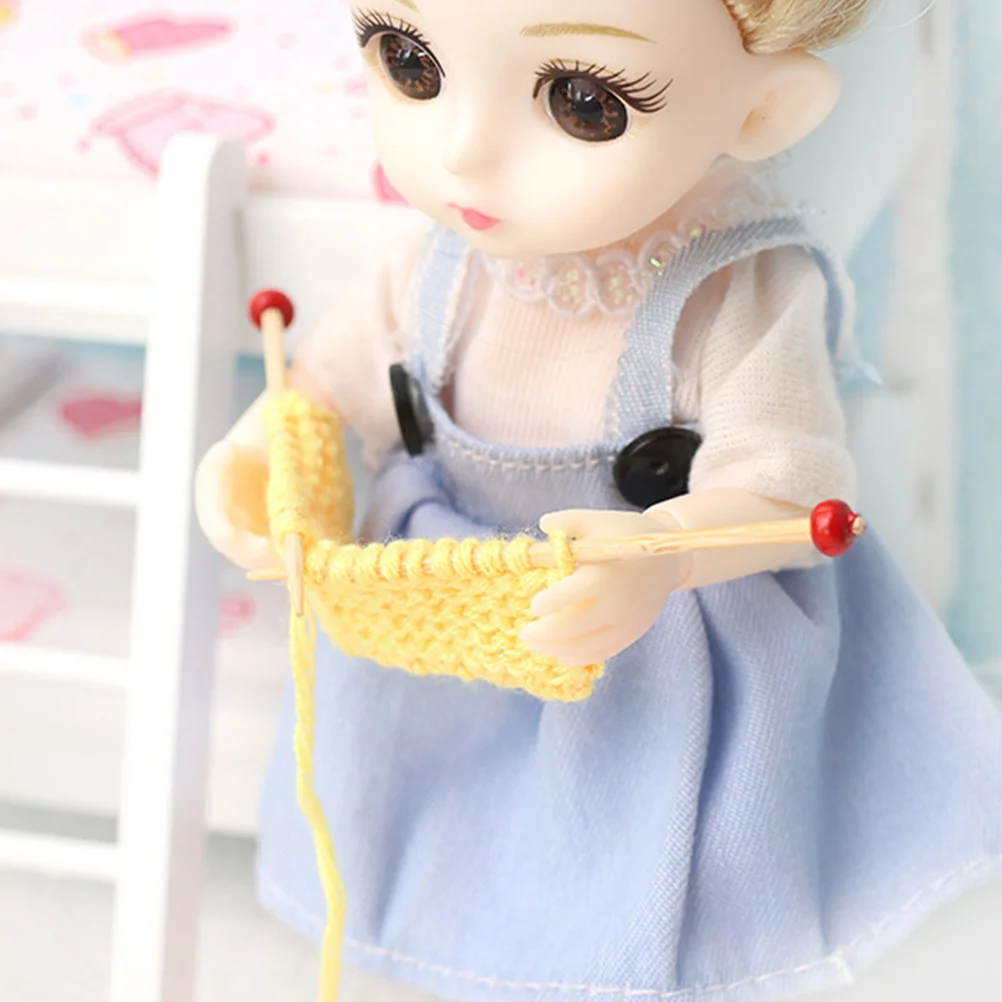 

Mini Knitted Sweater Knitting Miniature Model Decor House Baby Toy Decorate