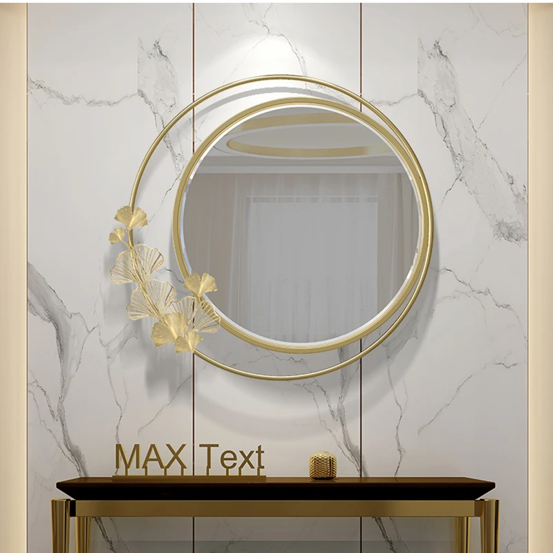 Wederzijds schouder liefde Decoratieve wandspiegel rond macrame esthetische badkamer moderne spiegel  make up woonkamer wohnzimmer deko woondecoratie| | - AliExpress