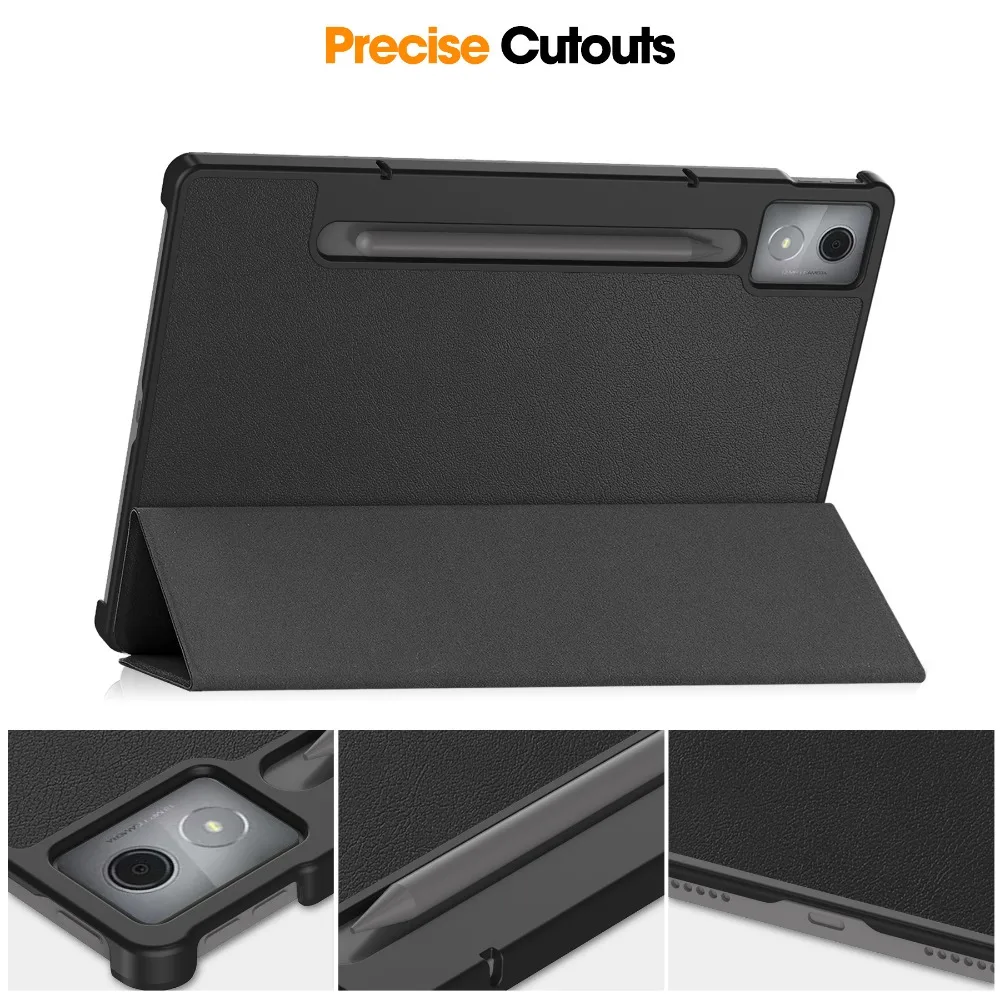 Premium Magnetic Tri-Folding PU Leather Stand Cover