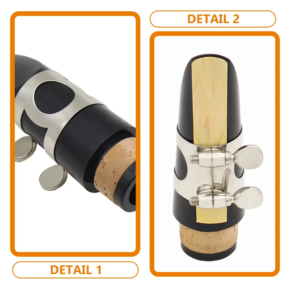 Mini Clarinet Keyless Clarinet Beginner Adult Practice Musical Instruments Woodwind Beginner