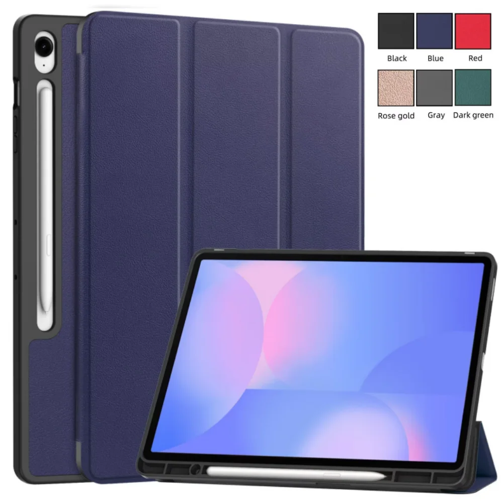 Premium Tri-Folding Stand Cover with Pen Slot and Magnetic Closure