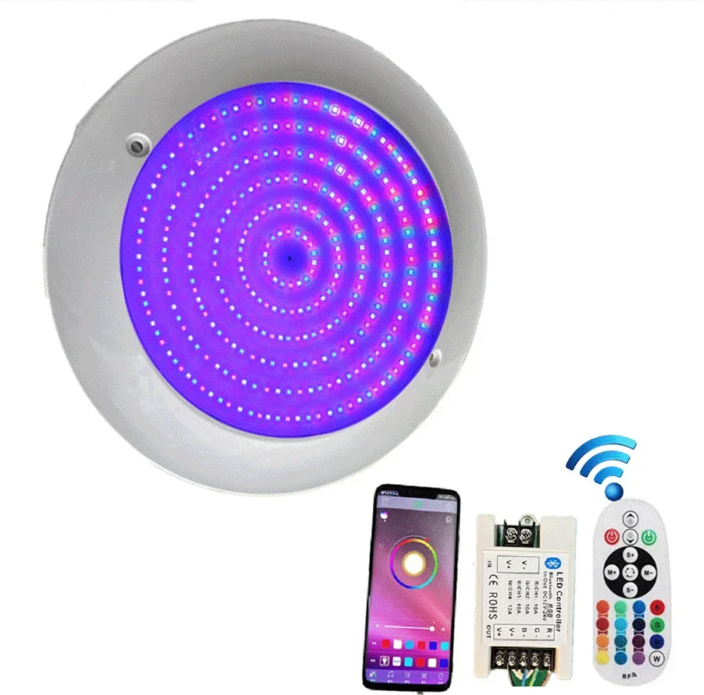 

Водонепроницаемый RGB-светильник для бассейна, 30 Вт, IP68, 12 В