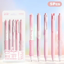 Simplicity Fashion Gel Pen Set - Solid Color Quick - Drying Pens, Cute Stationery for Students and Office Supplies (5 - Piece) (A7)