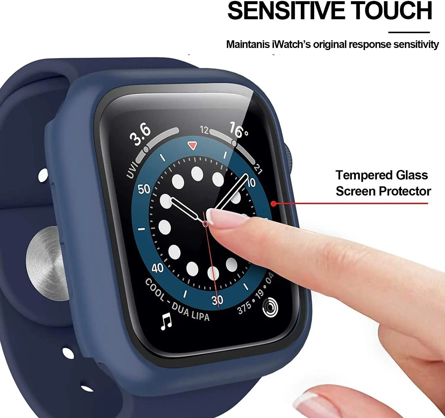 Premium Anti-Drop Protective Glass Case with Tempered Film